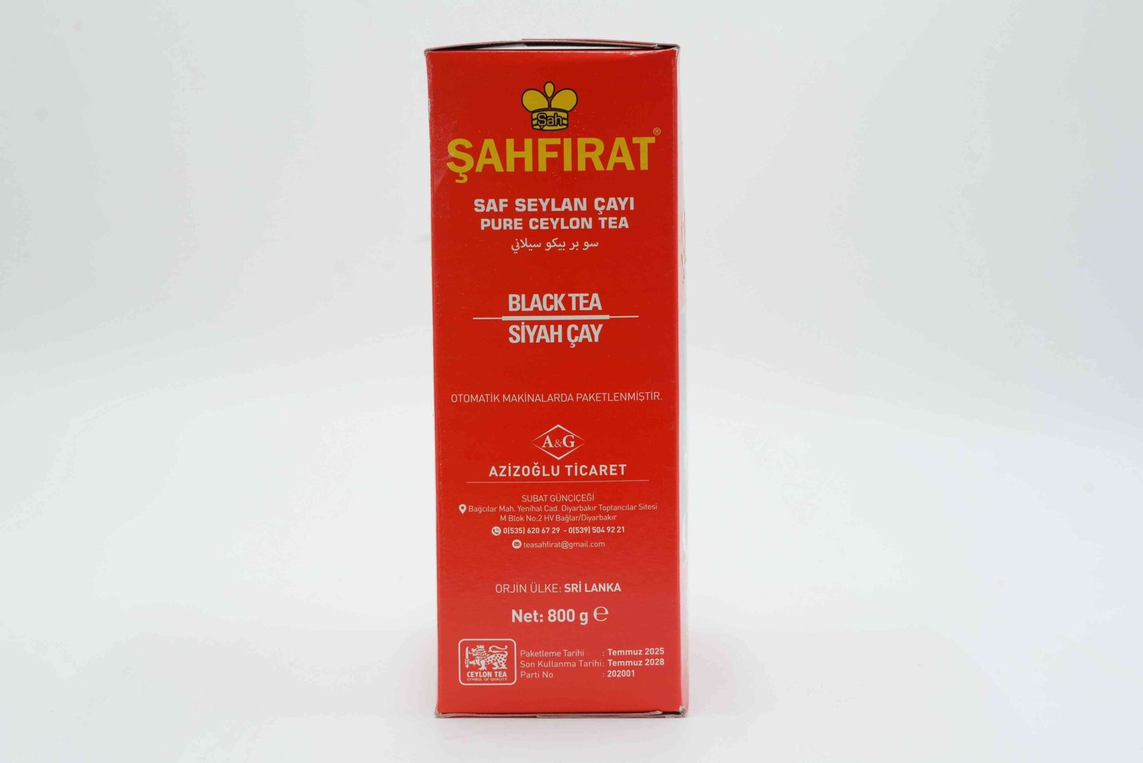 ŞAH FIRAT SÜPER PEKO - 800 GR